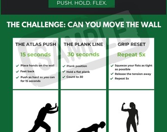 Editable Movement Break Digital Printouts for Middle & High School Students