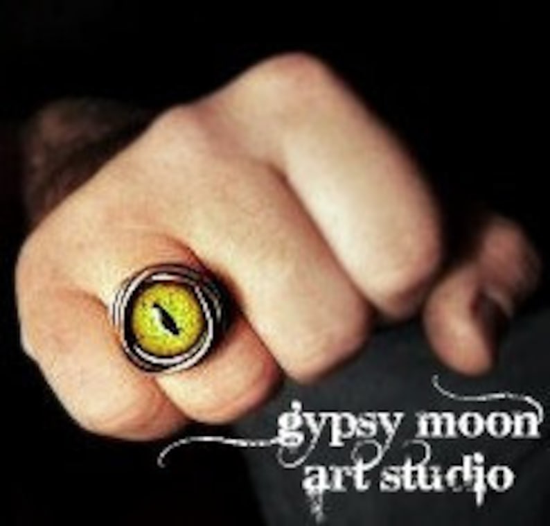 Eye Ring Tutorial. How To Make An Evil Eye Ring. Steampunk Tutorial. Wire Wrap Tutorial. DIY. image 3