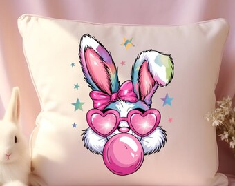 Personalized Easter Bunny PNG: Girl's Sublimation Design (Digital Download)