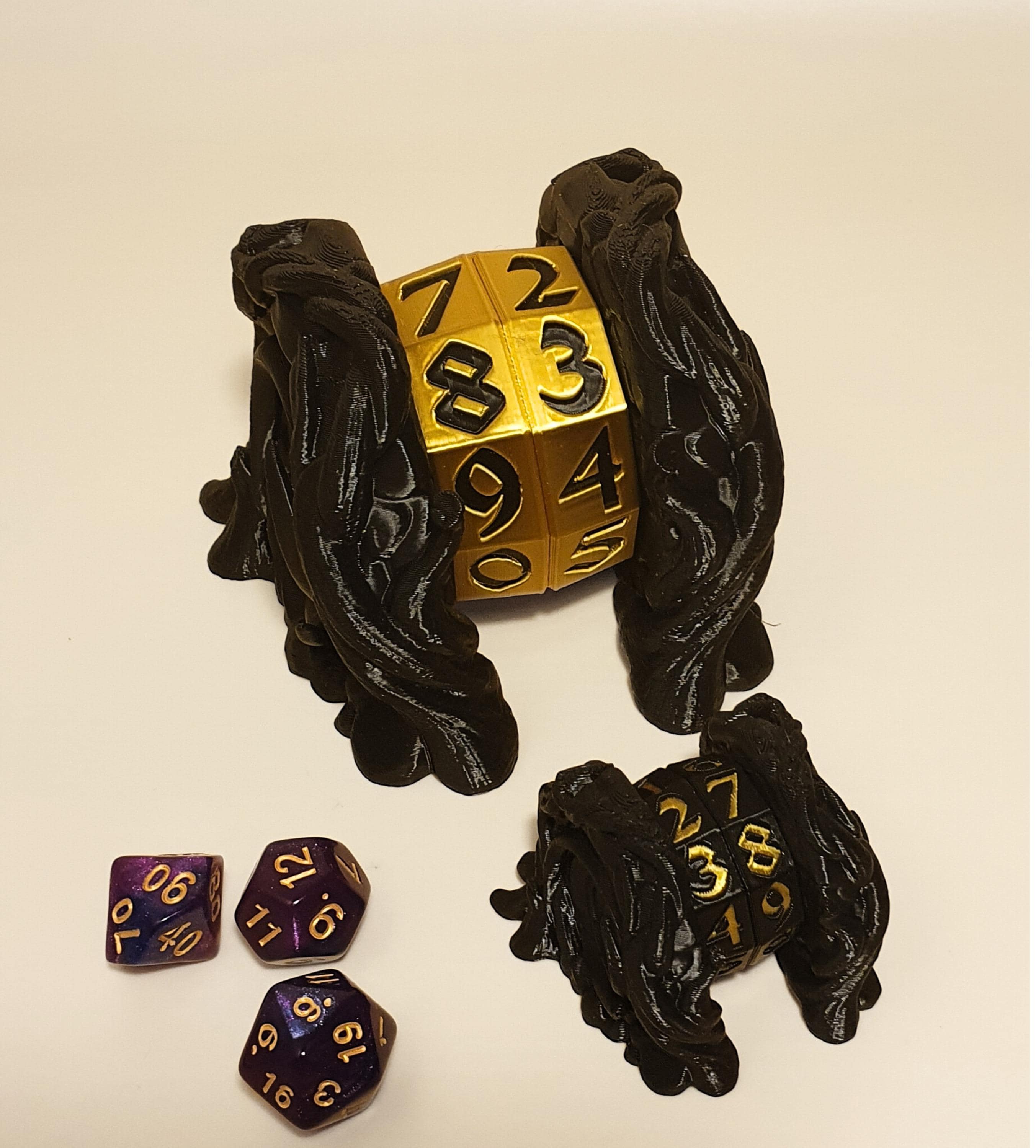 Compteur De Vie Compact Pour JDR / RPG - Suivi PV, Ressources - Design "Porte De L'enfer" - Accessoire Jeu De Rôle