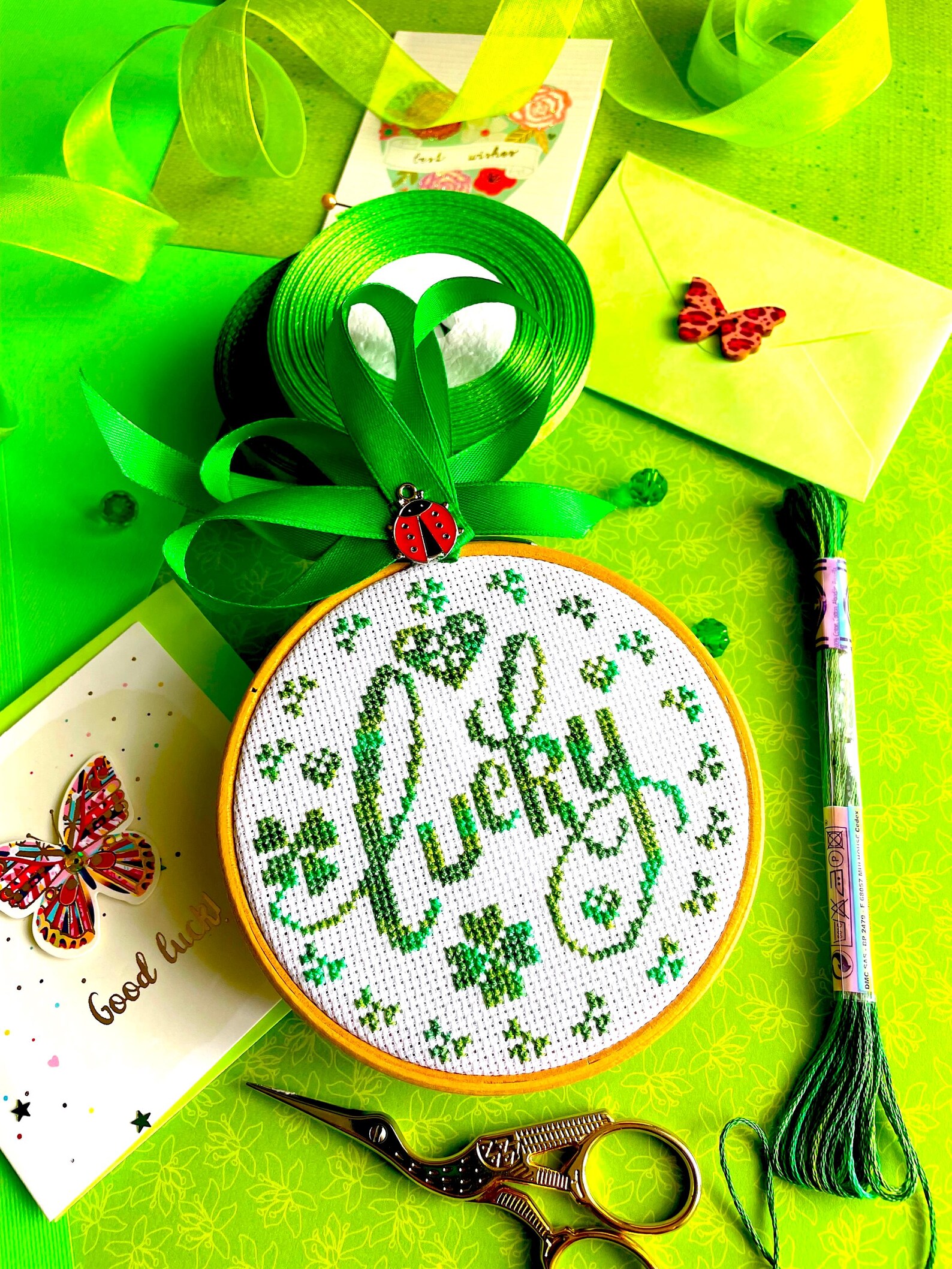 Lucky Clover from Sunflower Cross Stitch