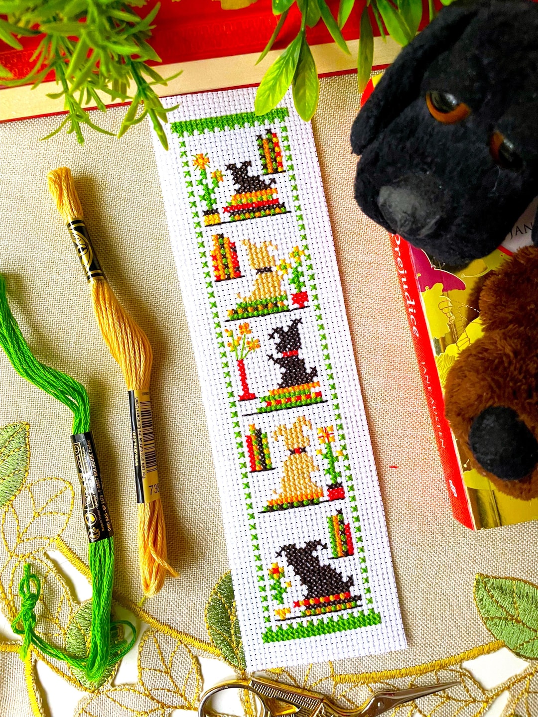 reading-dogs-bookmark-cross-stitch-pattern-pdf-by-sunflowercrossstitch