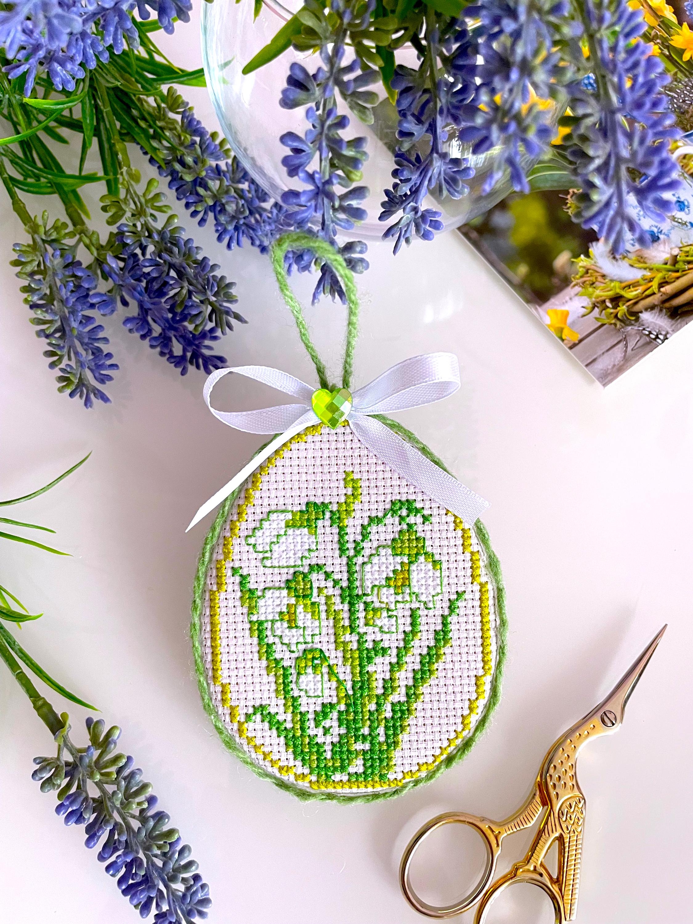 WILD FLOWERS Easter Eggs Trio Cross Stitch Pattern PDF by ...