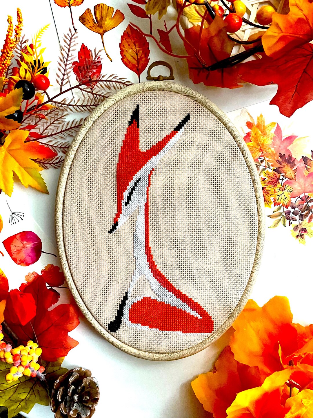 ELEGANT FOX Cross Stitch Pattern PDF by Sunflowercrossstitch ...