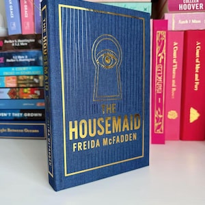 The Housemaid book rebind - The Housemaid Series by Freida McFadden | Handmade Classic Clothbound Hardback Set | Rebound Thriller Books