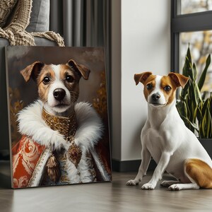 Custom Pet Portrait, Royal Pet Portrait, Renaissance Pet Portrait, King Queen Pet Art, Portrait from Photo, Digital Art, Dog Cat Portrait