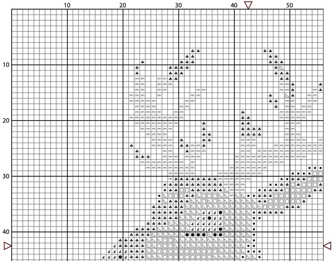 Christmas Deer Cross Stitch PDF Pattern, Small and Easy Reindeer - Etsy