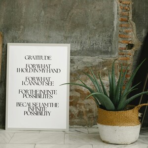 Gratitude Wall Art Digital Download