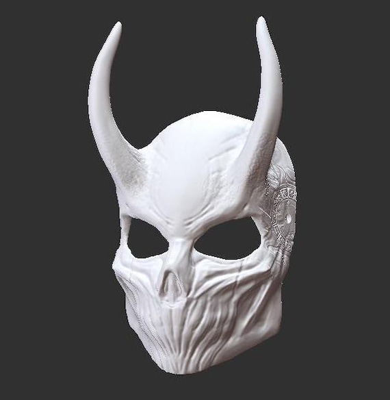 Devil Skull Mask STL - Etsy