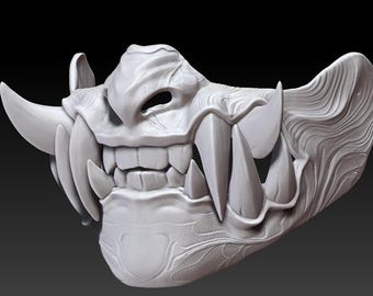 Oni Mask STL File