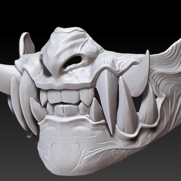 Archivo STL de máscara de Oni