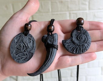 Fossil pendants