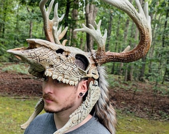 Primal Forest - Caribou Antler Headdress