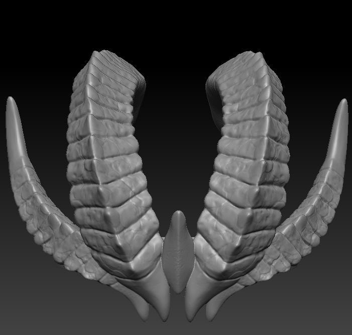 Demon Horns Circlet STL File