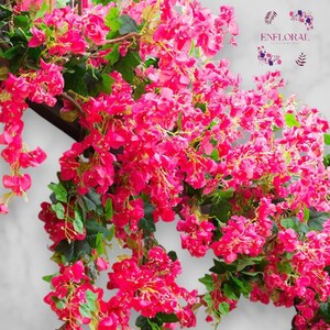 Artificial Silk Bougainvillea, Artificial Paperflower Stem, Faux ...