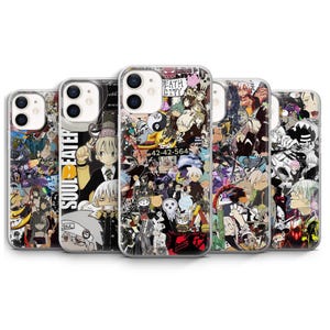 Capa de celular Soul Eater Maka Evans Death the Kid Black Star Anime Mangá para iPhone 17 Air 16e Pro Max 15 14 13 | Samsung S25 | Pixel 10