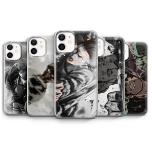 Levi Ackerman Phone Case Attack on Titan AOT Anime Manga Cover for iPhone 16e Pro Max 15 14 13 12 | Samsung S25 S24 FE | Google Pixel 9A Pro