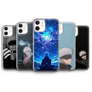 Gojo Satoru Phone Case Jujutsu Kaisen Anime Manga JJK Cover for iPhone 17 Air 16e Pro Max 15 14 13 12 | Samsung S25 S24 FE | Google Pixel 10