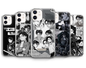Levi Ackermann Phone Case Attack on Titan AOT Anime Manga Cover for iPhone 17 Air 16e Pro Max 15 14 13 12 | Samsung S25 S24 FE | Pixel 10