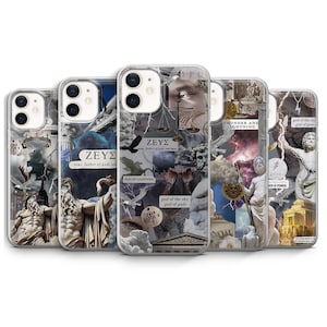 Zeus Phone Case Mythology Ancient Greek Almighty God Art Cover for iPhone 17 Air 16e Pro Max 15 14 13 12 | Samsung S25 S24 FE | Pixel 10