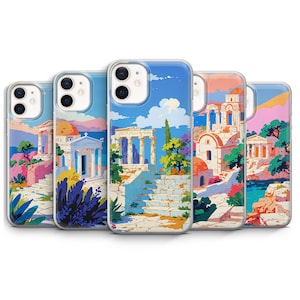 Ancient Greek Phone Case Mythology Greece Odyssey Cover for iPhone 17 Air 16e Pro Max 15 14 13 12 11 | Samsung S25 S24 FE A16 | Pixel 10