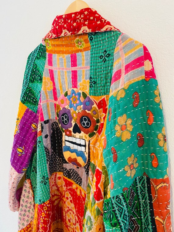 Mexican blanket robe sale