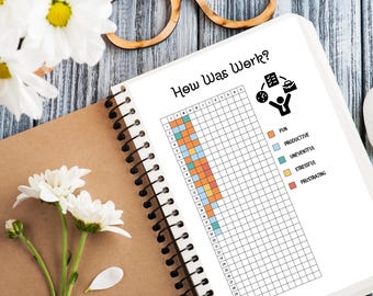 Work Mood Tracker – Printable Journal Page (Digital Download)