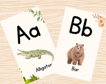 Alphabet Posters - Large Format Classroom Decor, Educational Wall Art for Kids, Learning & Teaching Supplies