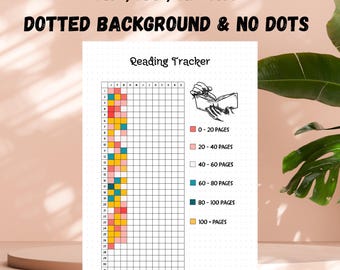 Printable Reading Tracker – Daily & Yearly Log (Digital Download)