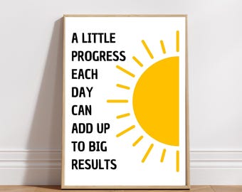 Mental Health Poster: Motivational Quote, Office & School Decor (Digital Download)