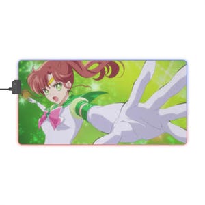 Anime-Inspired LED Gaming Mouse Pad, RGB Light-Up Mouse Mat, Perfect for Gamers, Desk Decor, Gift for Gaming Enthusiasts