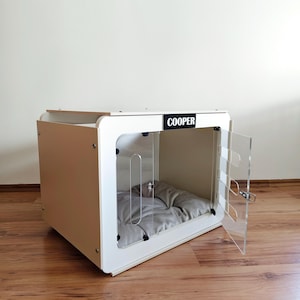Ovi Modern Dog Furniture - Modern pet Kennel, Modern Pet House, Dog Crate furniture, Pet House, dog Kennel