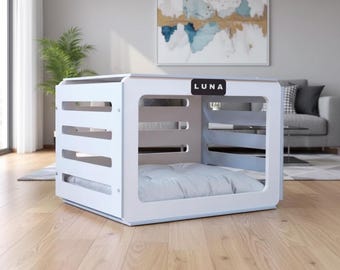 Modern Dog House: Indoor Pet Crate