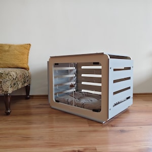 Ovi - Modern Pet House, Modern Dog House, Modern Dog Crate, Wooden Dog Crate, Dog Bed, Dog Furniture, Dog Kennel, Pet Furniture
