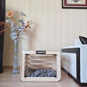 Indoor Wooden Dog House – Large Dog Crate Furniture with Multiple Size Options image 12