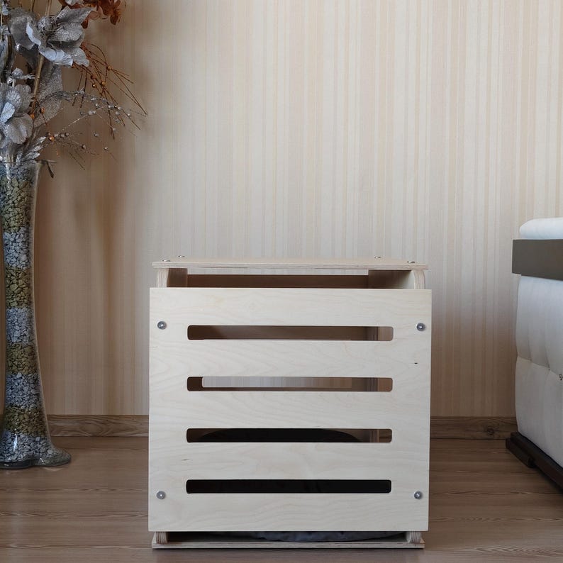 Indoor Wooden Dog House – Large Dog Crate Furniture with Multiple Size Options image 10