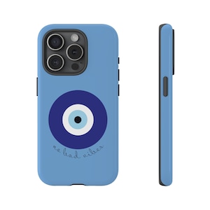 Evil Eye Phone Case, Nazar iPhone Case, Evil Eye Samsung Case, Blue iPhone Cover, Summer Vibes Phone Case, Eye Symbol Phone Case