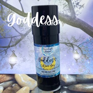 Goddess Lotion Bar. Jasmine, Gardenia, Peach. Vegan, Wax Free, Non-Greasy. Solid Moisturizer.