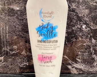 Fairy Cream Body Souffle: Bianco Latte Inspired Gourmand Lotion. 8 oz