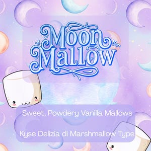 Moon Mallow Body Lotion - Sweet Marshmallow Scent - Inspired By Delizia Di Marshmallow - Gourmand Lotion - Paraben Free