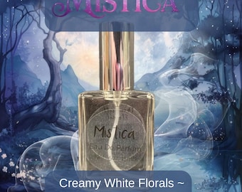 Mistica Perfume: White Florals & Copal Incense, Artisan Eau de Parfum.