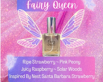 Fairy Queen Perfume. Fruity Floral. Strawberry Fragrance.