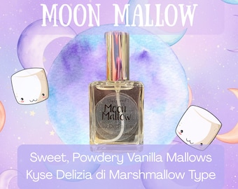 Moon Mallow Perfume. Sweet, Marshmallow Gourmand. Eau De Parfum.