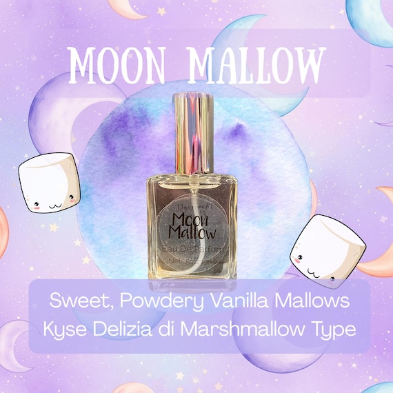 Moon Mallow Perfume. Sweet, Marshmallow Gourmand. Eau De Parfum.
