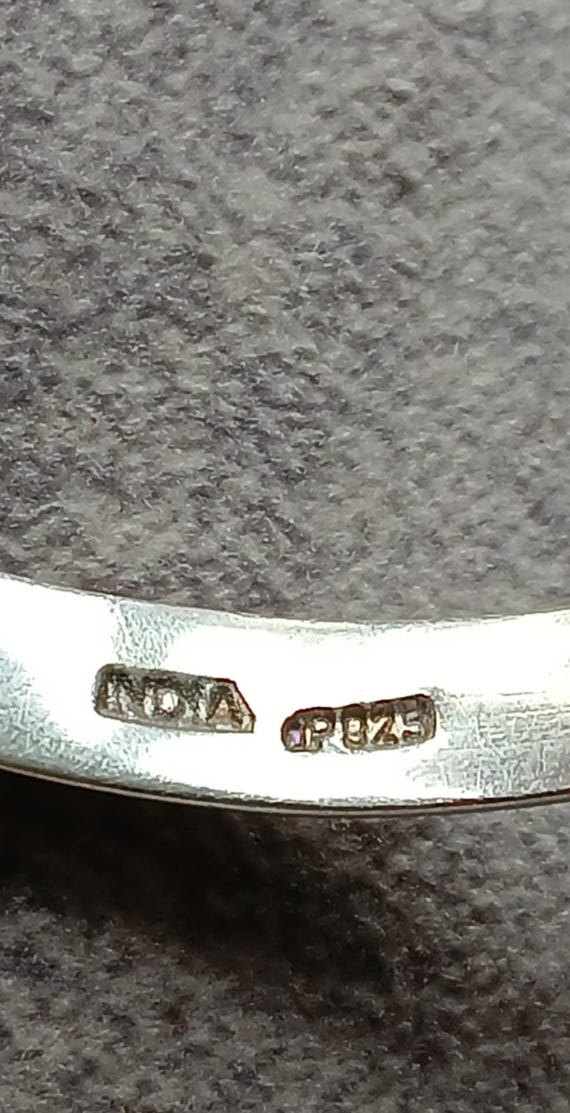 Sterling solid silver Indonesia Infinity Knot cuf… - image 5