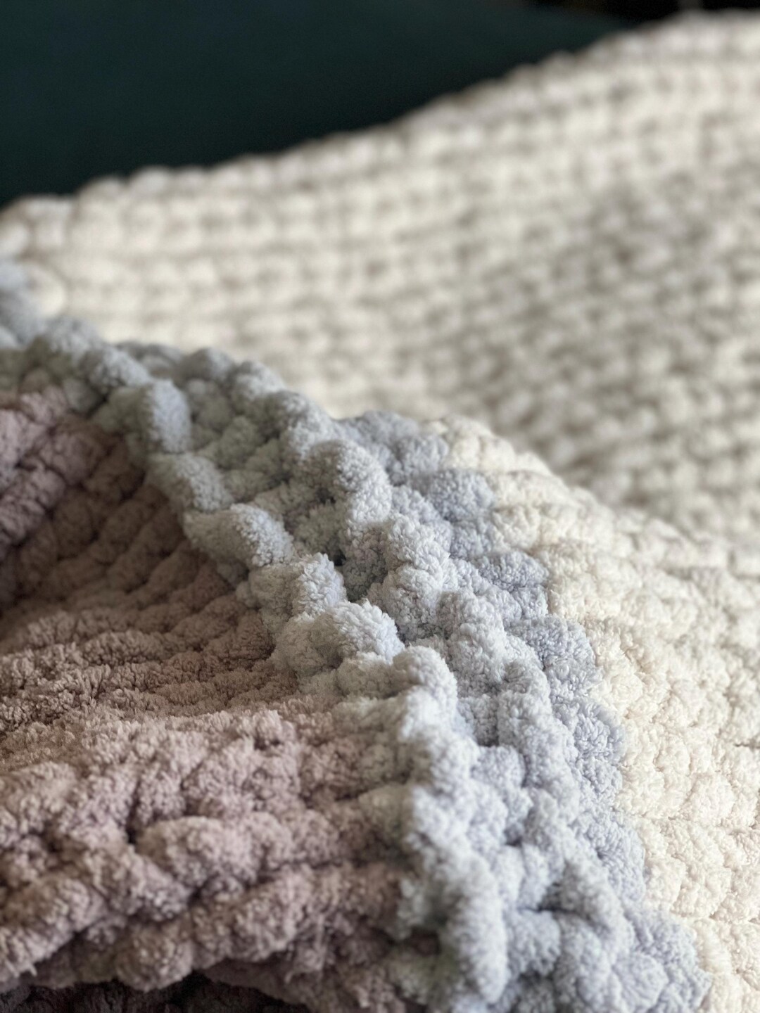 ELITE| Chunky Knit Snuggle Blanket: Cozy Comfort for Any Space - Etsy