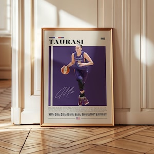Diana Taurasi Poster – WNBA Legend Wall Art, Phoenix Mercury Print, Women&#39;s Basketball Decor, Gift for Female Sports Fans, MVP Tribute
