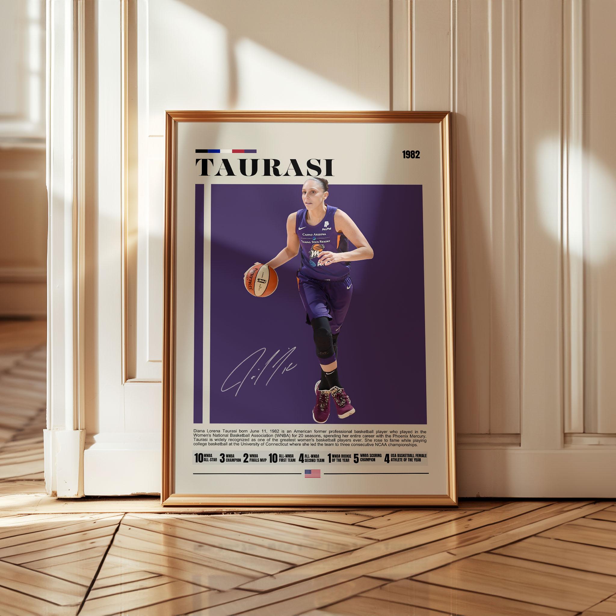 Diana Taurasi Poster – WNBA Legend Wall Art, Phoenix Mercury