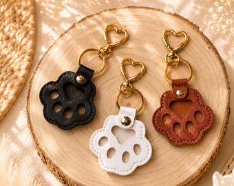 Magic Jewels • Sleutelhanger met pootafdruk en bontcompartiment • Aandenken voor hond of kat • Herdenkingshanger • Herinneringscadeau voor dierenliefhebbers