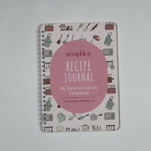 A5 Recipe Journal – Wire Bound Cook Book Organizer